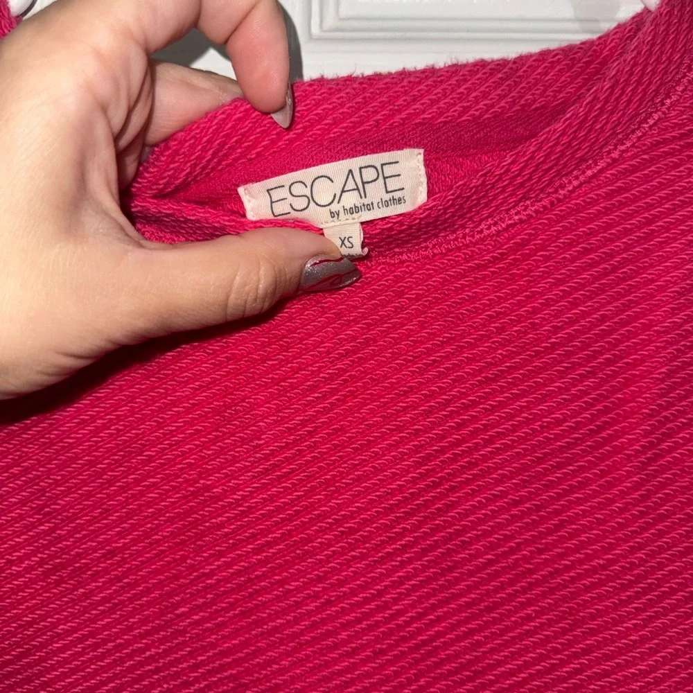 Women's Pink Sweater by Escape - Picture 3 of 6